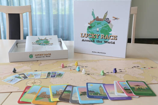 Lucky Race: Around the World, galda spēle